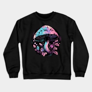 Pastel goth mushroom Crewneck Sweatshirt